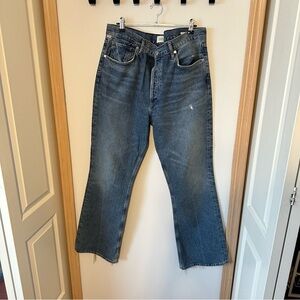 Citizens Of Humanity Blue Straight Leg Jeans